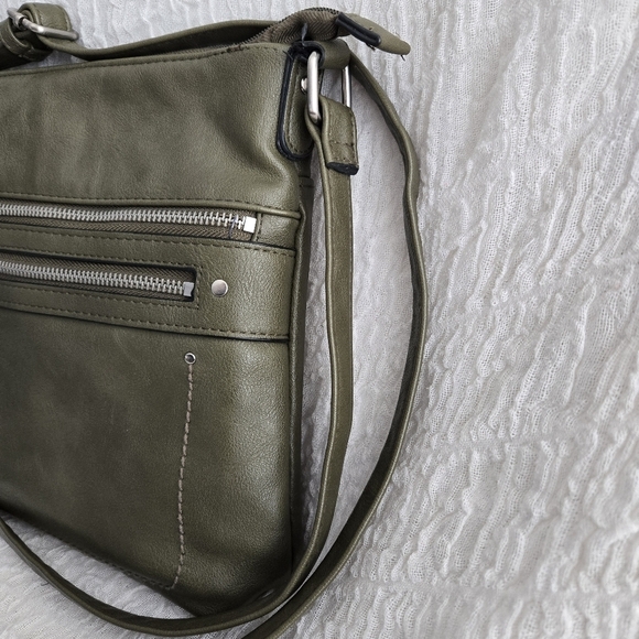 INC International Concepts Riverton‎ Crossbody Olive Green Bohemian Casual bag - Picture 4 of 16
